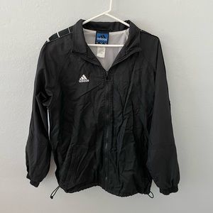 Black adidas windbreaker jacket